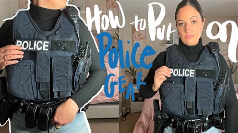 How to put on a police uniform | female police officer | STEFANIE ROSE ...