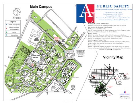 American University Campus Map – Map Of The Usa With State Names