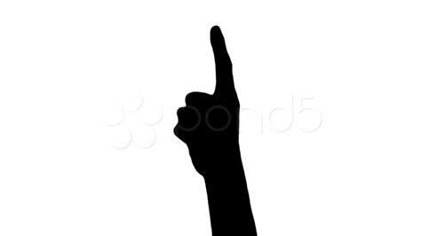 Pointing Hand Silhouette at GetDrawings | Free download