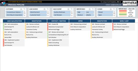 Does Excel Have A Crm Template