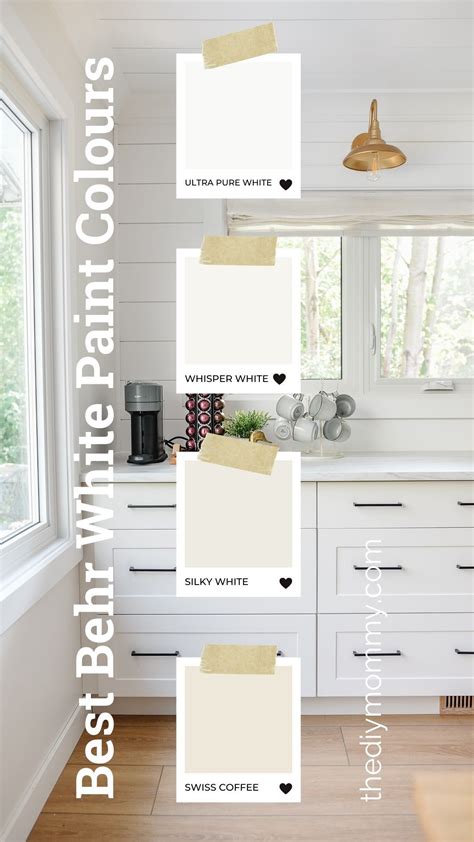 Top Behr White Paint Colors for Your Home