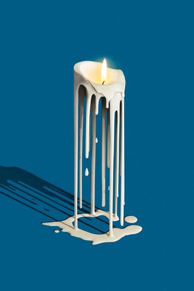 Melted Candles on Behance