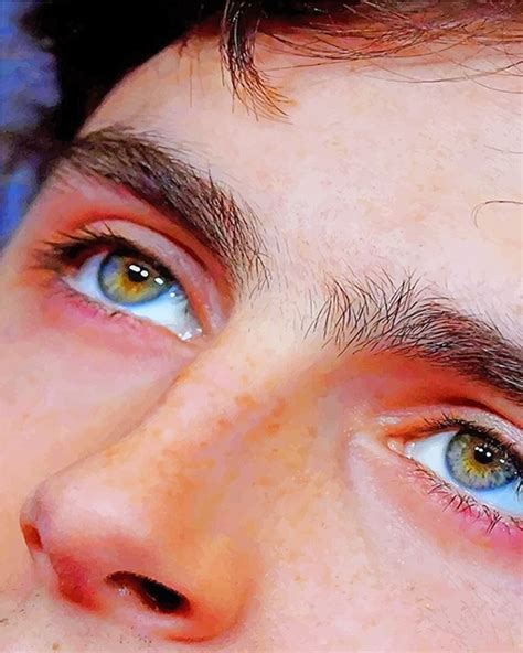 Timothee Chalamet Eyes Paint By Numbers - Numeral Paint Kit