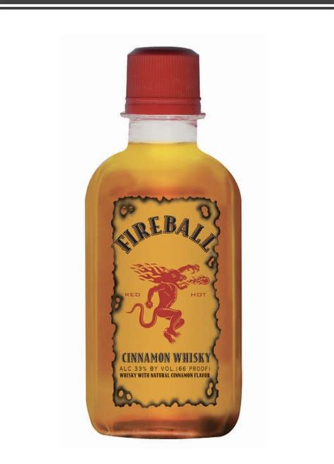 Fireball Whiskey 100 ml bottle-single bottle - Beverages2u