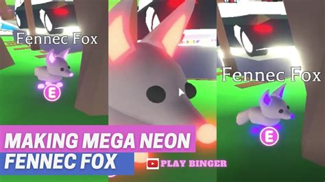 Making Mega Neon Fennec Fox in Adopt Me! | Play Binger - YouTube