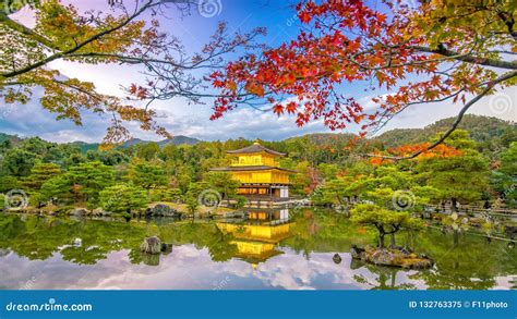 Kinkakuji Temple in Kyoto, Japan in Autumn Stock Image - Image of ...