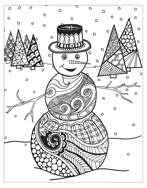 Winter Wonderland Printable Coloring Pages & book for kids.