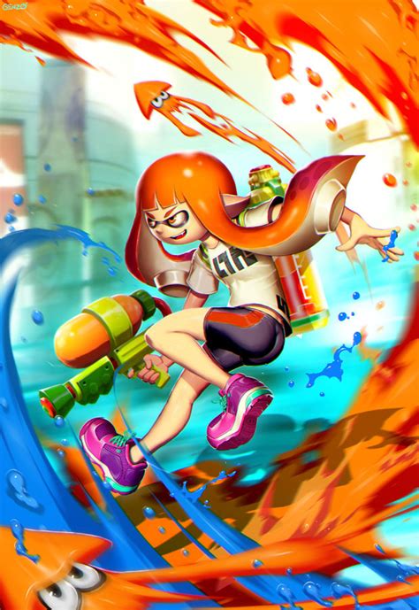 Splatoon Fan Art Feature: The Inkling Girl | Game-Art-HQ