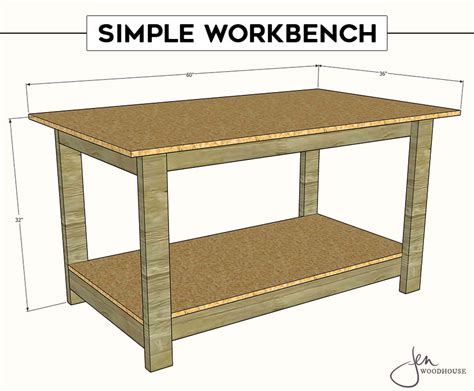 2x4 Workbench Plan