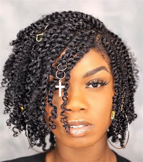 40 Two Strand Twists Hairstyles on Natural Hair With Full Guide | Coils ...