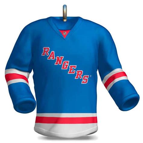 2018 New York Rangers Jersey | QSR1562 | Hallmark Ornaments .com