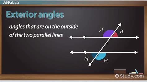 Transversal in Geometry: Definition & Angles - Video & Lesson ...