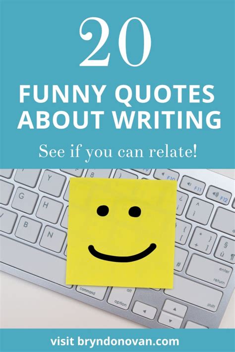 20 Funny Quotes About Writing