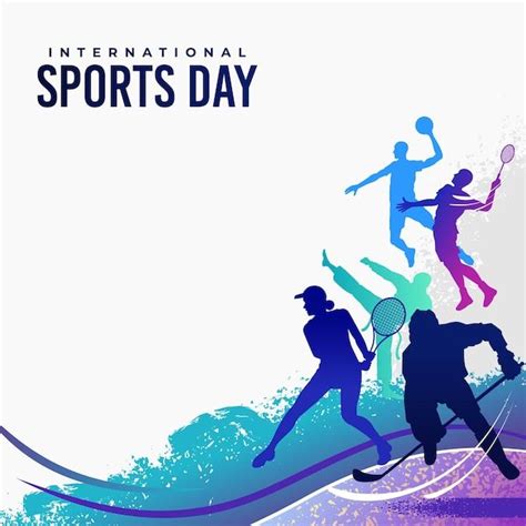 Premium Vector | Sports day banner background illustration vector ...