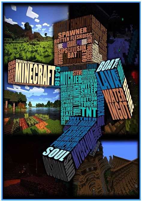 Minecraft Poster Printable - Printable Word Searches