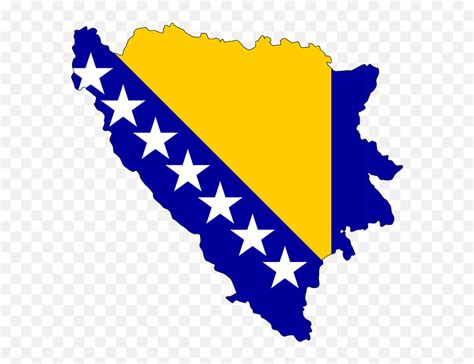 Bosnia Herzegovina Map - Bosnian Flag Map Emoji,Eu Flag Emoji - free ...