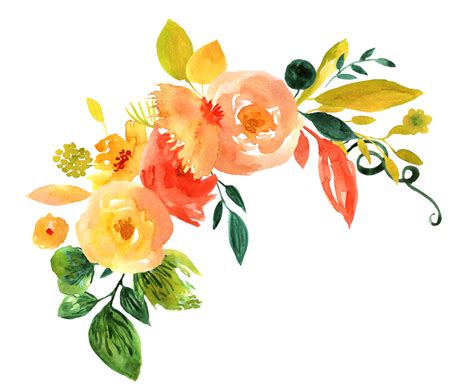 Watercolor Flowers PNG File Download Free | PNG Mart