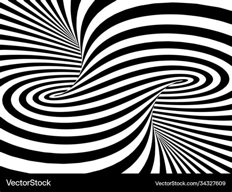 Optical Illusions Black And White Lines