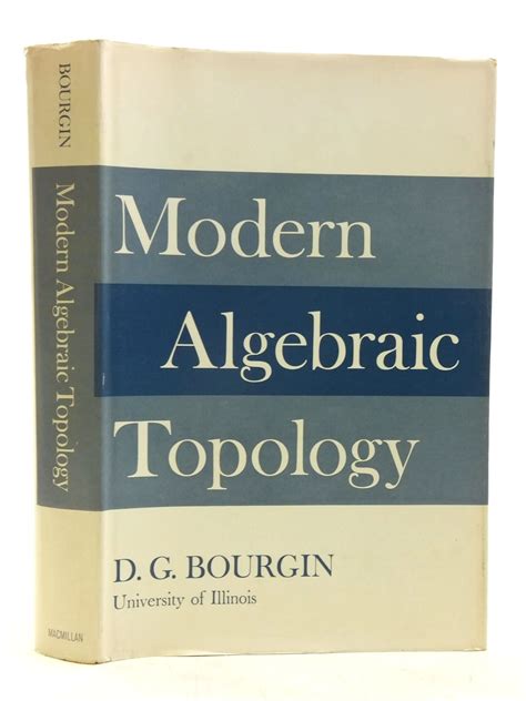 Stella & Rose's Books : MODERN ALGEBRAIC TOPOLOGY Written By D.G ...