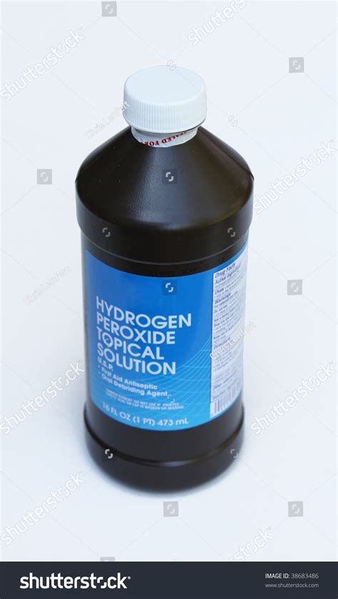 Bottle Hydrogen Peroxide Stock Photo 38683486 - Shutterstock