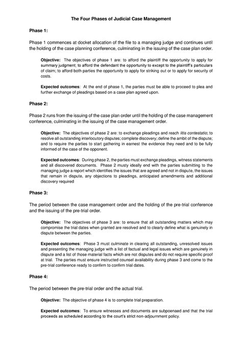 Magistrate Court Applications - Civil Procedure - The Four Phases of ...