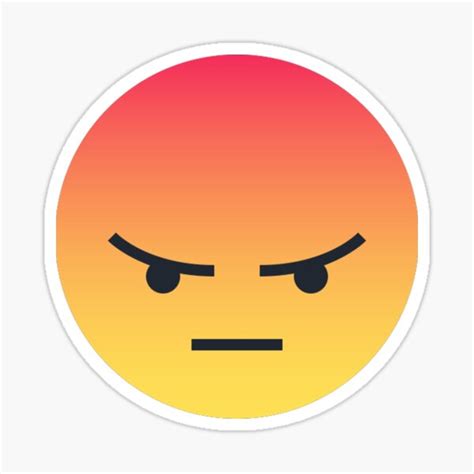 "Angry Emoji Meme Microsoft Anger| Perfect Gift" Sticker for Sale by ...