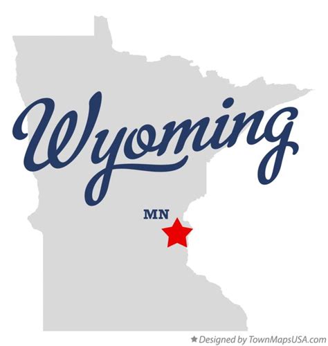 Map of Wyoming, MN, Minnesota