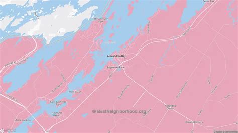 Alexandria Bay, NY Political Map – Democrat & Republican Areas in ...