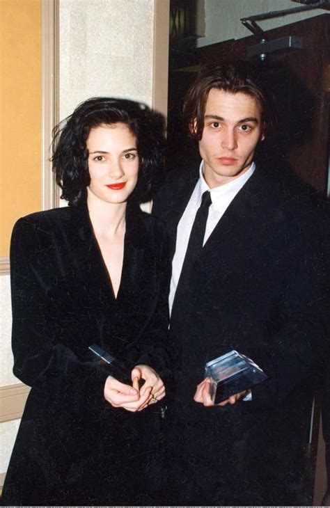 Johnny Depp and Winona Ryder in early 1990s. : r/pics