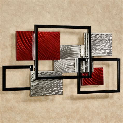 15 Collection of Abstract Metal Sculpture Wall Art