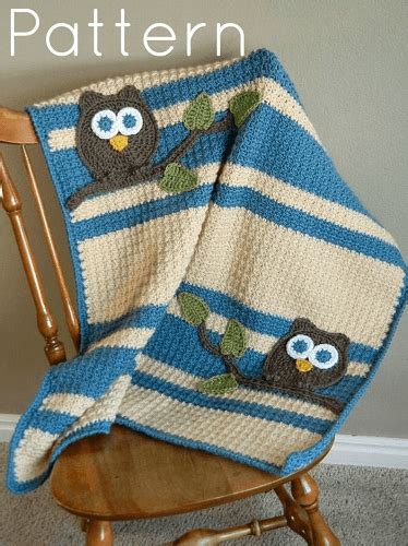 10 Crochet Owl Blanket Patterns - Crochet News