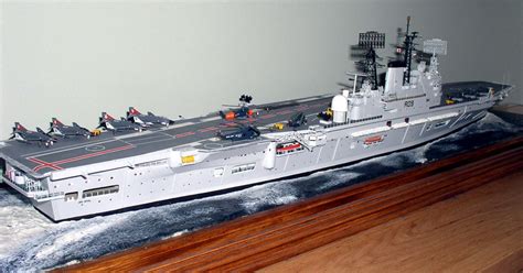 Model of H.M.S. Ark Royal -R09. | Model warships, Aircraft carrier, Hms ...