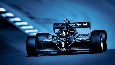 Download F1 Racing Car In Blue Aesthetic Wallpaper | Wallpapers.com