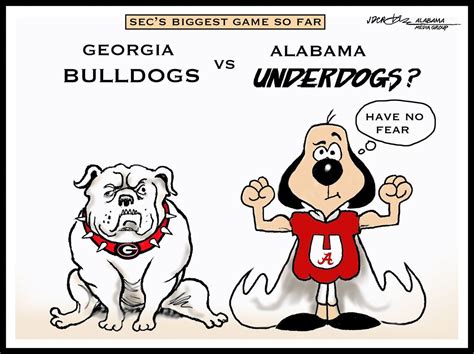 Georgia vs Alabama: No need to fear! Underdogs are here - al.com