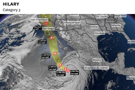 California is in Hurricane Hilary’s path. Here’s how rare the storm is