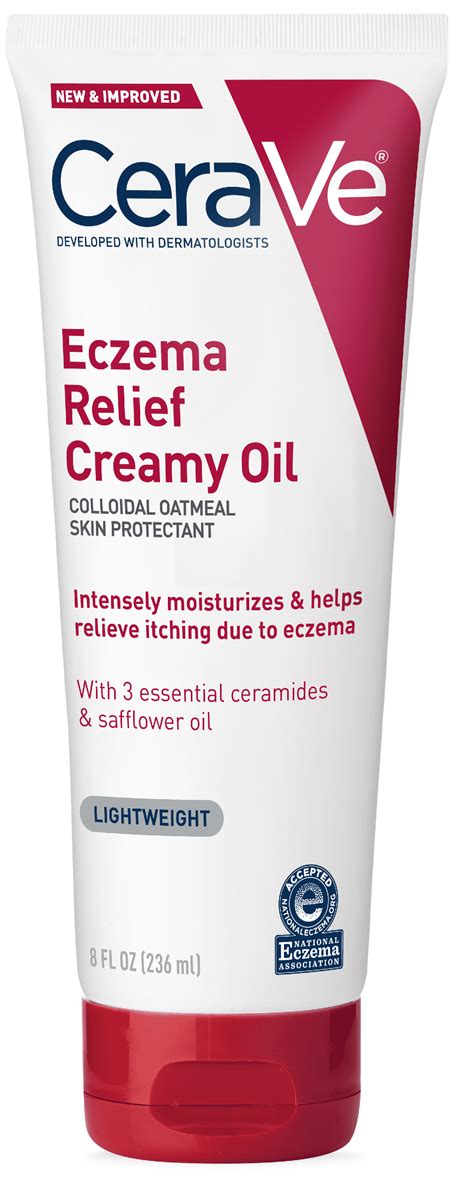 CeraVe Eczema Creamy Oil for Dry, Itchy Skin, 8 oz - Walmart.com ...