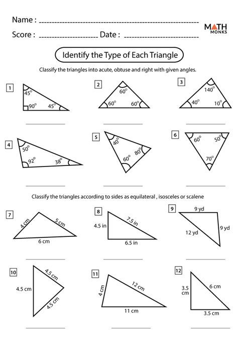 Triangle Inequality Theorem Worksheet - Zipworksheet.com