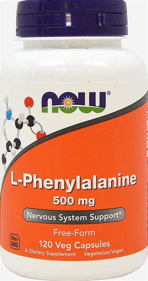 Amino Acid Supplements: L-Phenylalanine 500 mg