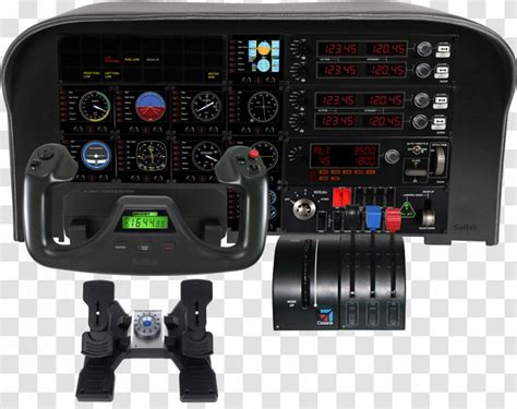 Saitek Yoke Logitech Airplane Flight Simulator - Nintendo Joystick ...