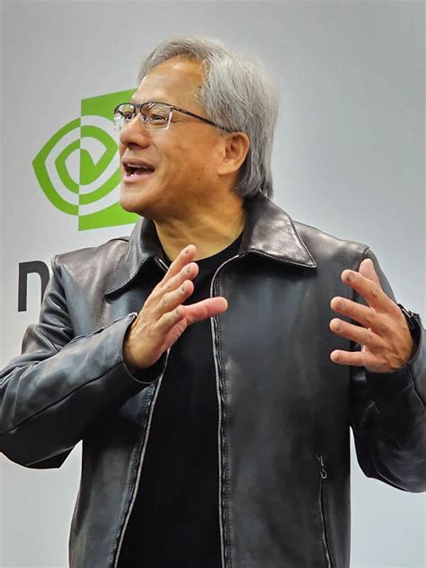 Jensen Huang Nvidia CEO Leather Jacket