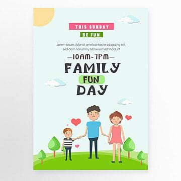 Family Fun Day Templates PSD Design For Free Download | Pngtree