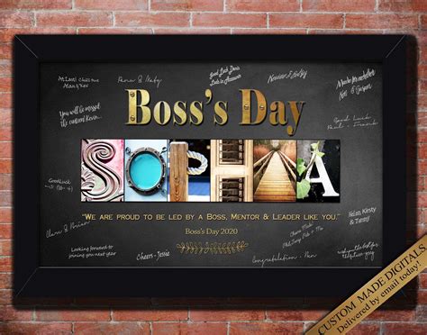 Gift For Boss Day 2021 Boss's Day Gift Ideas Personalized | Etsy