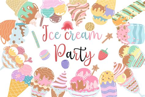 Free Clipart Ice Cream Social