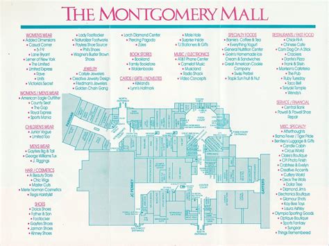 montgomery mall food court map - Granville Gatlin