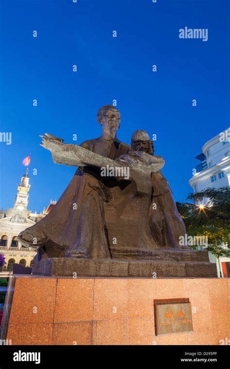 Vietnam, Ho Chi Minh City, Ho Chi Minh Statue Stock Photo - Alamy