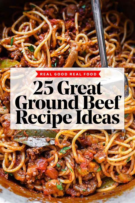 25 Ground Beef Recipes That Taste GREAT | foodiecrush.com