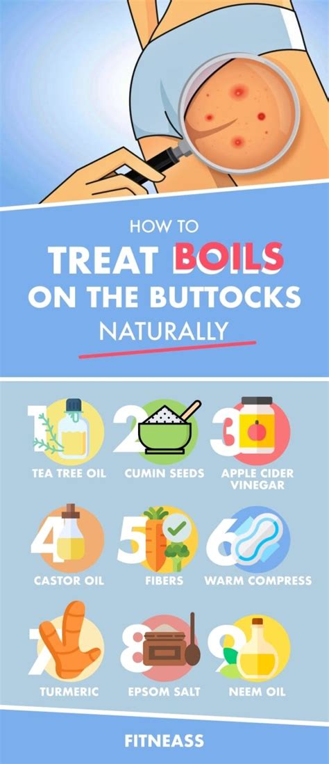 How To Treat Boils On The Buttocks With Natural Remedies - Fitneass