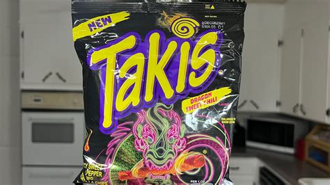 Trying Takis dragon sweet chili chip review - YouTube