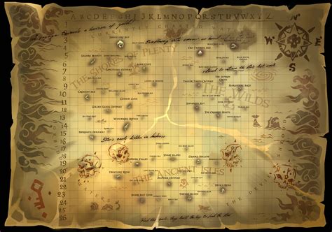 FULL MAP🗺️ Personally I hope it becomes bigger. : r/Seaofthieves