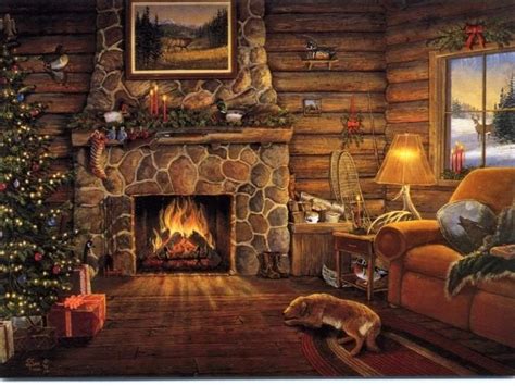 fireplaces pictures | ... Christmas Desktop Wallpapers: Christmas ...